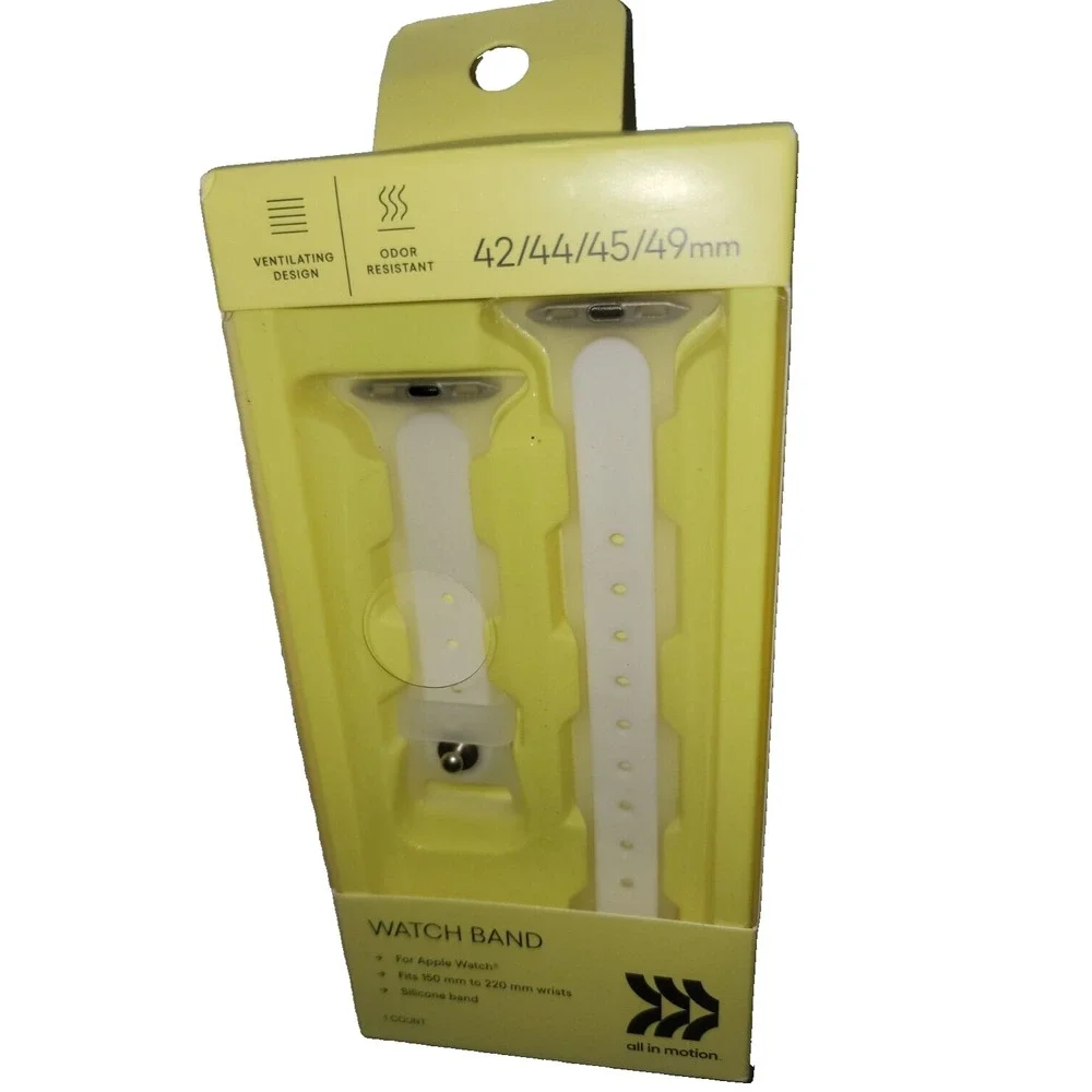 All in Motion Apple Watch Silicone Band For Apple 42/44/45/49mm
